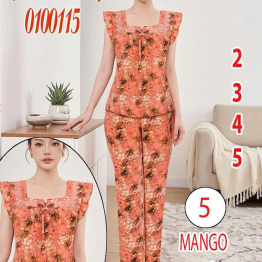 Đồ bộ nữ áo sát nách quần 9 tấc - DBOR0092