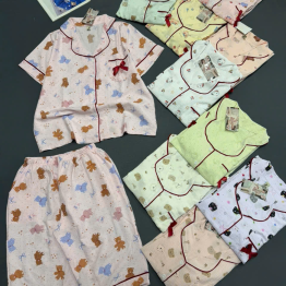 Đồ bộ nữ pijama tay ngắn quần lững - DBOR0110