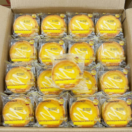 1 Thùng Bánh Bông Lan BOWKNOT Phô Mai Hình Tart - Thùng 24 Cái - 6973818471147THUNG