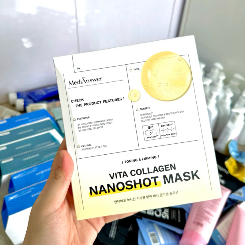 29143_4_20260413151739.png Hộp 5 Miếng Mặt Nạ Collagen MediAnswer - Mặt Nạ Thạch Medianswer Mask Hỗ Trợ Dưỡng Sáng Cải Thiện Lão Hoá Da - 8801013351842