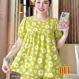 Đồ bộ nữ tay ngắn quần đùi TD-9026 - DBOR0158