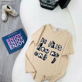 Áo Thun Nữ Cổ Tròn Size M (40-60kg) Nhiều Mẫu 3 - AONUM03