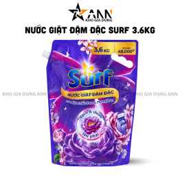 Nước Giặt SURF Túi Hương Hoa Cỏ Huyền Bí 3.6kg - Túi Tím - 8934868192084