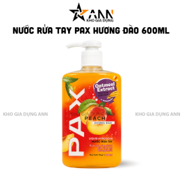 Nước Rửa Tay PAX Hương Đào 600ml - 8935020813410