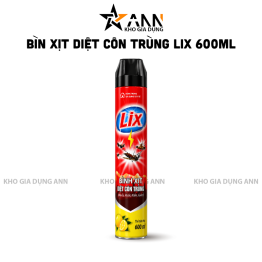 Xịt Côn Trùng LIX Hương Chanh Chai Đỏ 600ML - 8934669242315