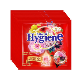 Set 24 Gói Nước Xả Vải Hygiene Đậm Đặc Expert Care Hương Hoa Trái Cây 20ml/Gói - Màu Đỏ - 8850092291020