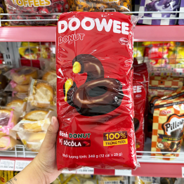 Bánh Donut Dowee Vị Socola Gói 12 Cái 348g - 8935235300446