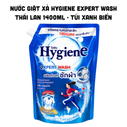 Nước Giặt Xả Hygiene Expert Wash Thái Lan 1400ml - Túi Xanh Biển - 8850092256630