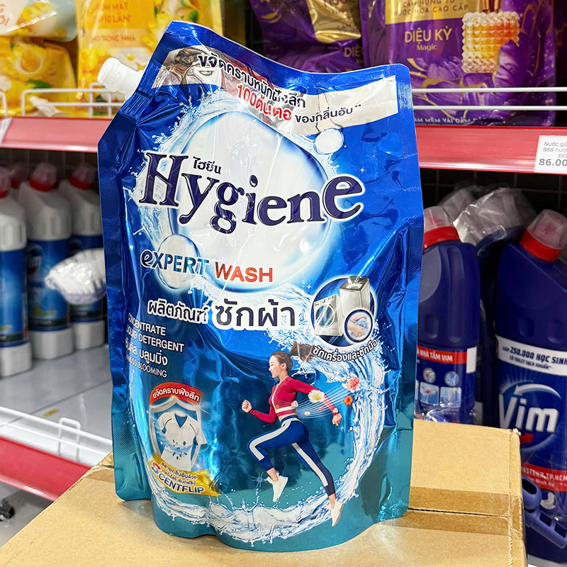 Nước Giặt Xả Hygiene Expert Wash Thái Lan 1400ml - Túi Xanh Biển Nước Giặt Xả Hygiene Expert Wash Thái Lan 1400ml - Túi Xanh Biển