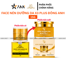 Kem Face Nén Collagen X3 Plus Đông Anh 15g Phiên Bản Mới - FACENGAYX3BPMOI
