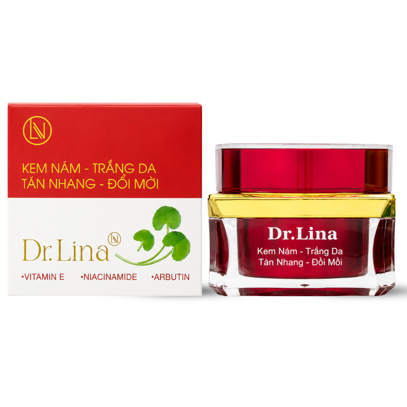 Nguồn sỉ kem Face Dr Lina Đỏ Mờ Nám Sáng Da Giảm Tàn Nhang Đồi Mồi 18g Nguồn sỉ kem Face Dr Lina Đỏ Mờ Nám Sáng Da Giảm Tàn Nhang Đồi Mồi 18g
