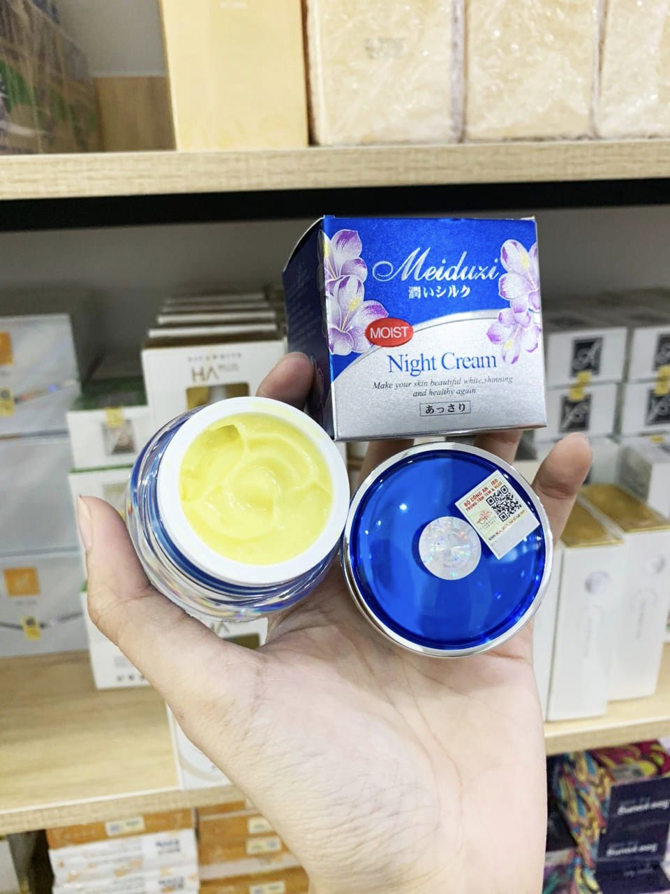 Kem Face Meiduzi nhật chính hãng loại bỏ các sắc tố đen nám tàn nhang
