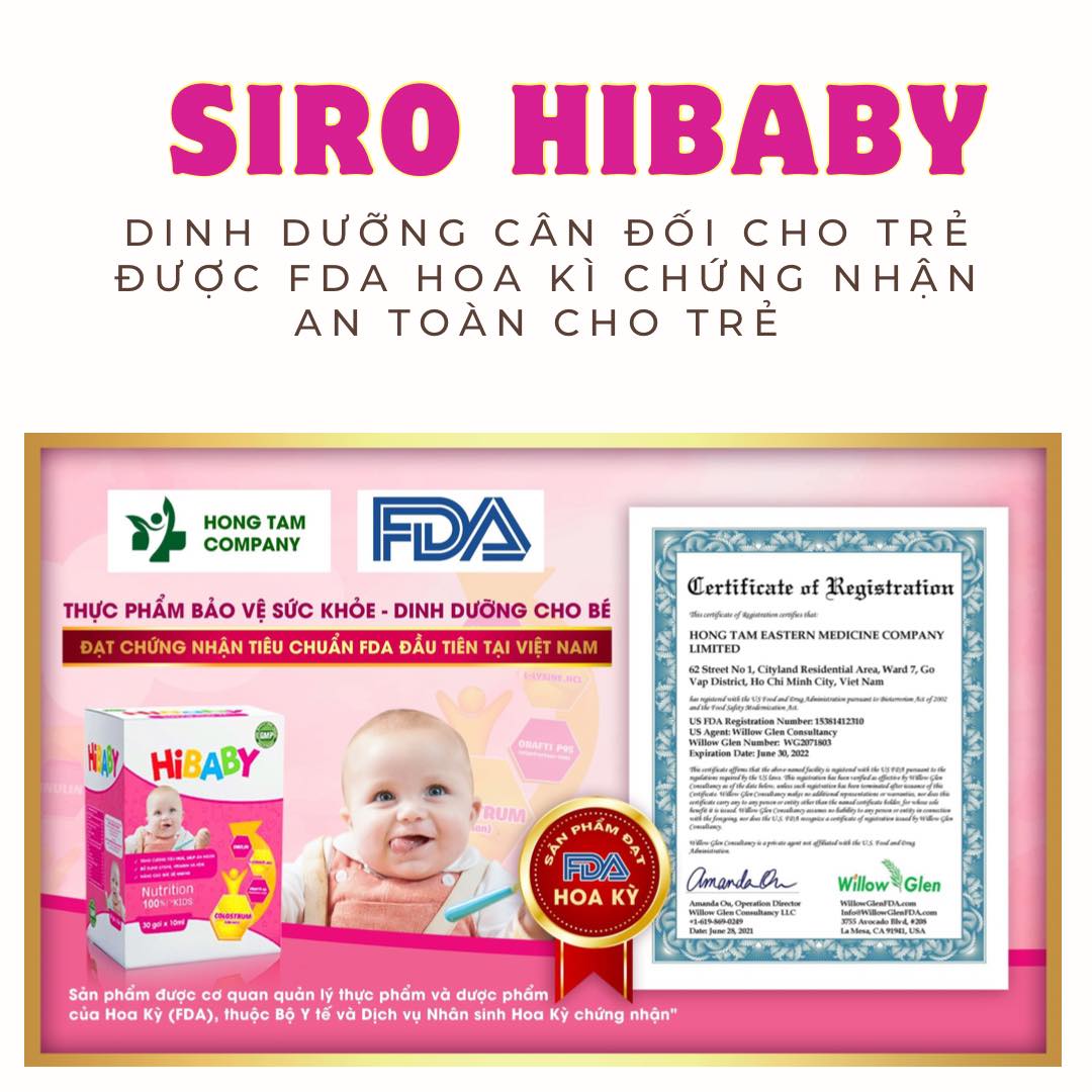 Yêu con Mẹ chọn SIRO HIBABY Siro HibaBy