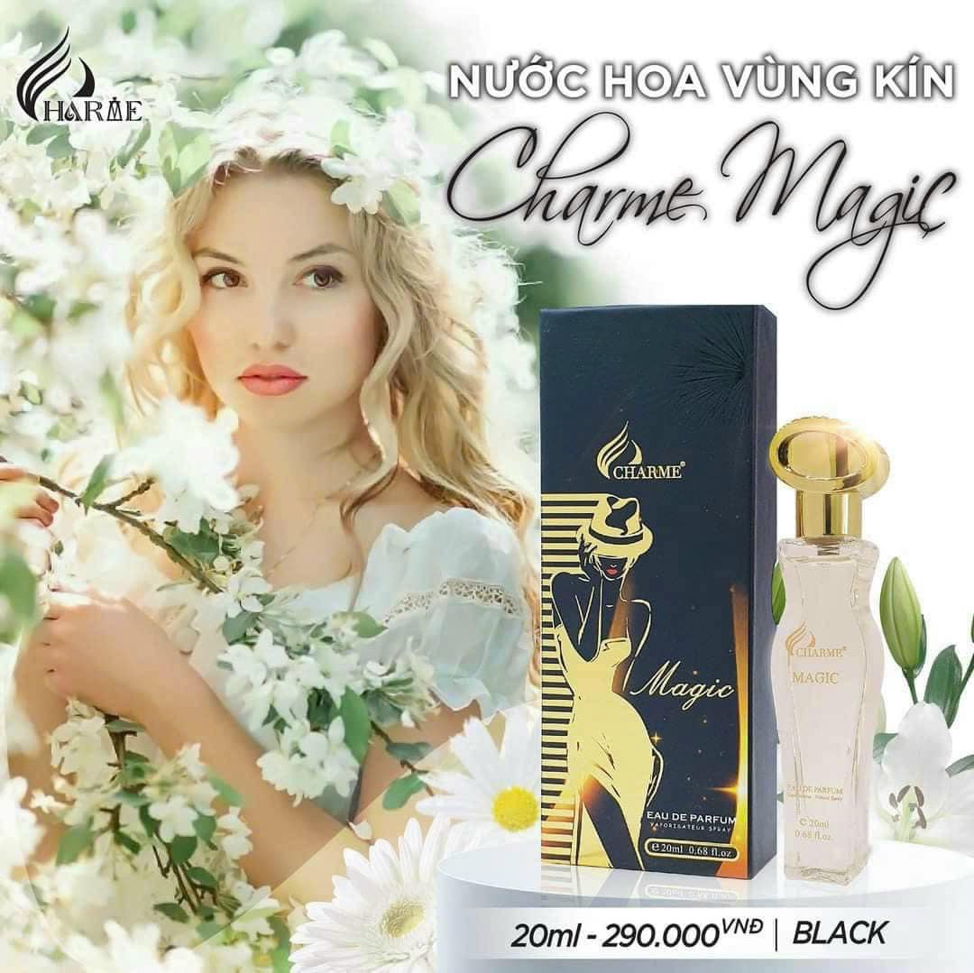 Nước Hoa Vùng Kín Charme Magic Đen hương thơm quyến rũ cho vùng kín