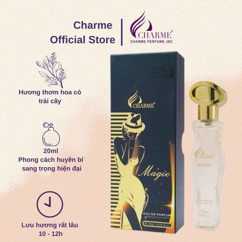 Nước Hoa Vùng Kín Charme Magic Đen hương thơm quyến rũ cho vùng kín