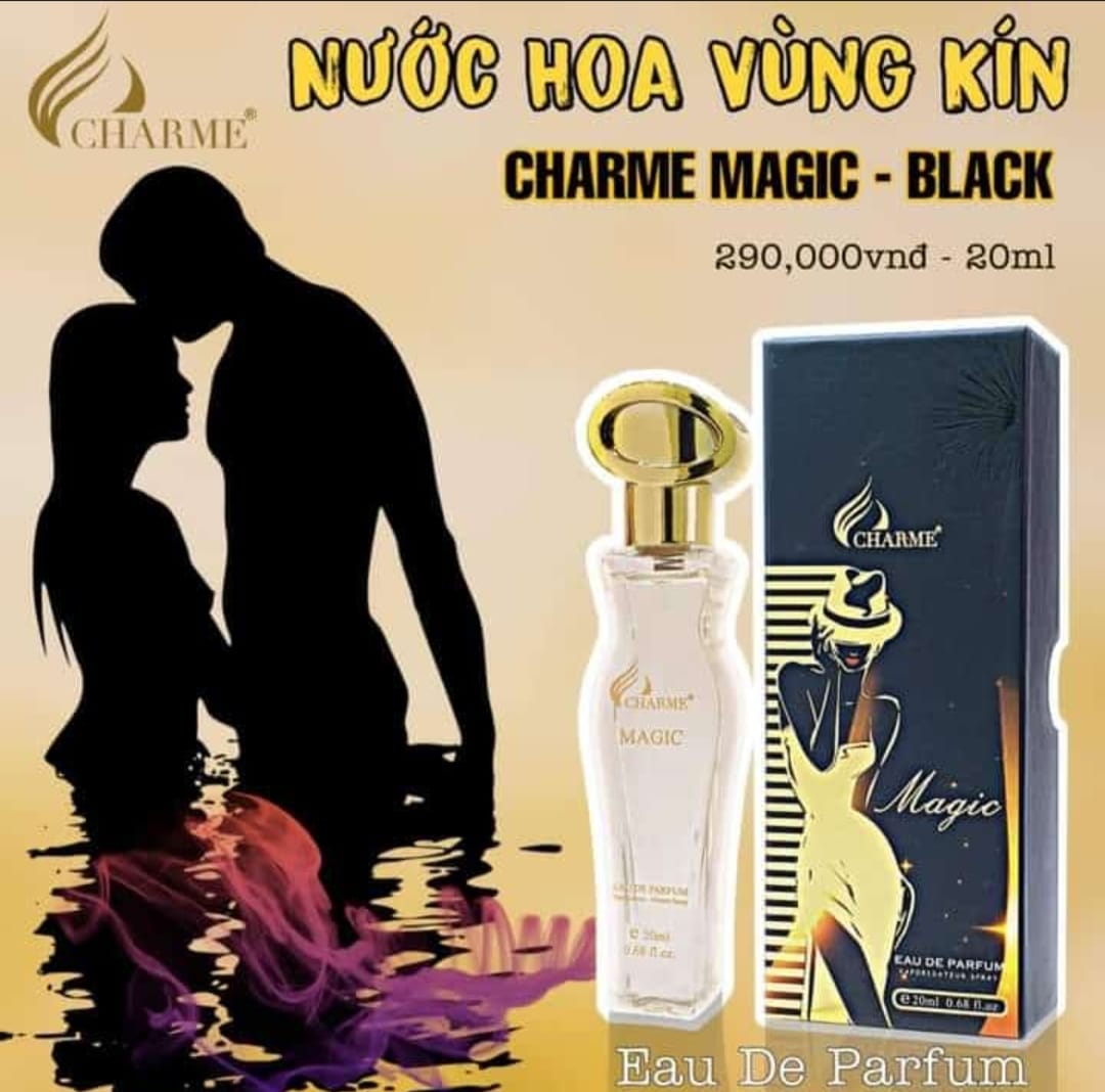 Nước Hoa Vùng Kín Charme Magic Đen hương thơm quyến rũ cho vùng kín