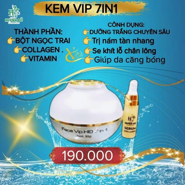 Kem Face Vip 7IN1 Huỳnh Đỗ