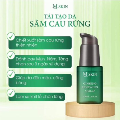 Combo Tái Tạo Sâm Cau Rừng hãng MQ Skin