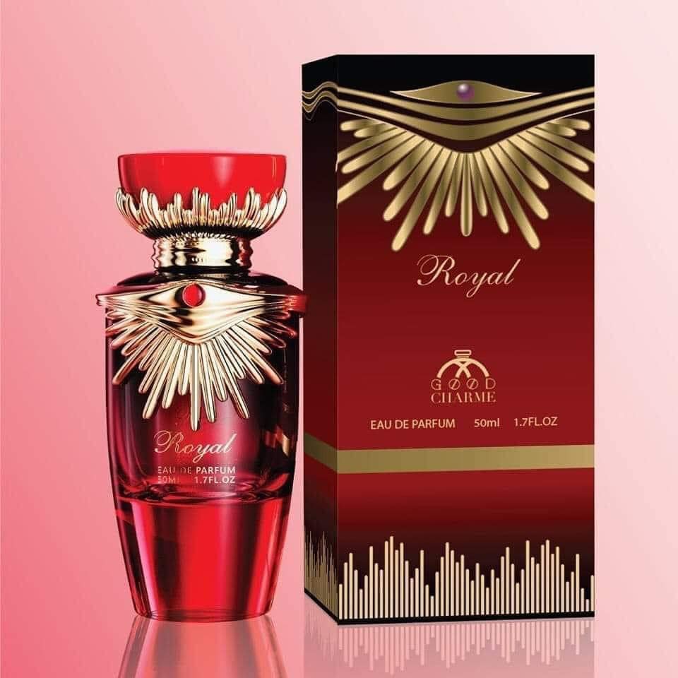 Charme Royal là nước hoa dành cho nữ với mẫu chai được thiết kế lấy ý tưởng từ một công nương của hoàng gia quý tộc