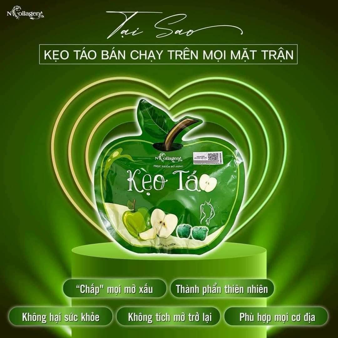 Dọn mỡ nhanh gọn kẹo táo chiếm trọn eo thon
