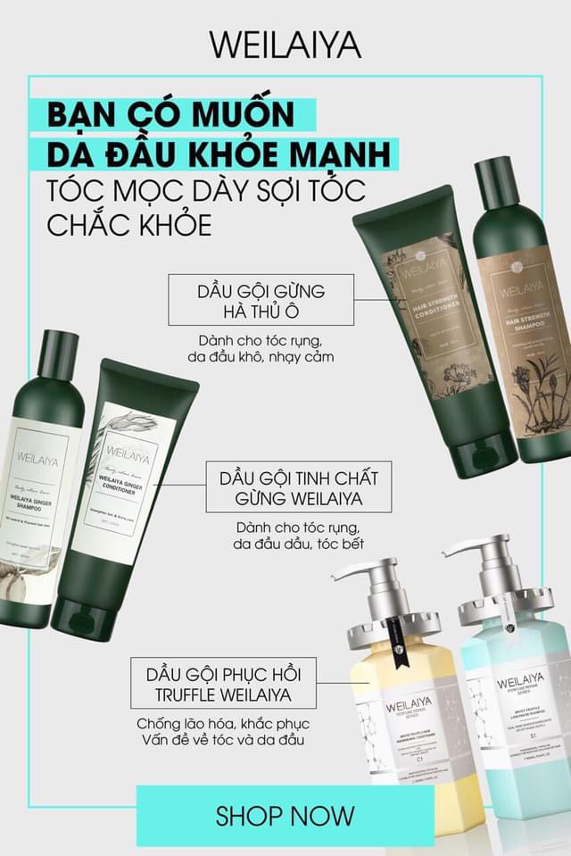Trộm vía hàng về Riêng dầu gội nhà Weilaiya thì e nói thật là hơn hẳn các dòng gội trên thị trường rồi