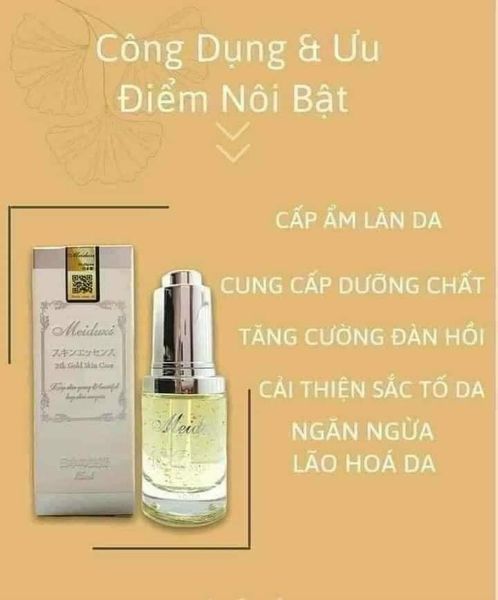Serum Meiduzi 24k Gold Chính Hãng - Serum Dưỡng Cấp Ẩm Dưỡng Da Mịn Màng