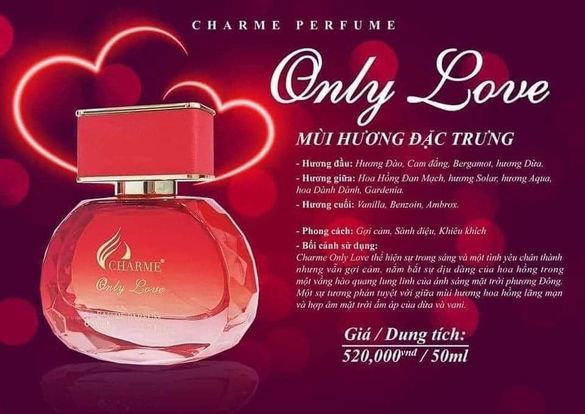Nước Hoa Nữ Charme Only Love 50ml