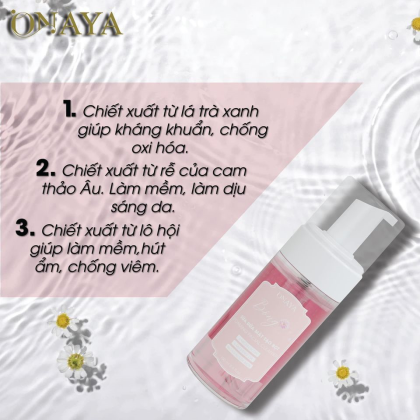 sữa rửa mặt tạo bọt nhà ONAYA là một sự lựa chọn hoàn hảo