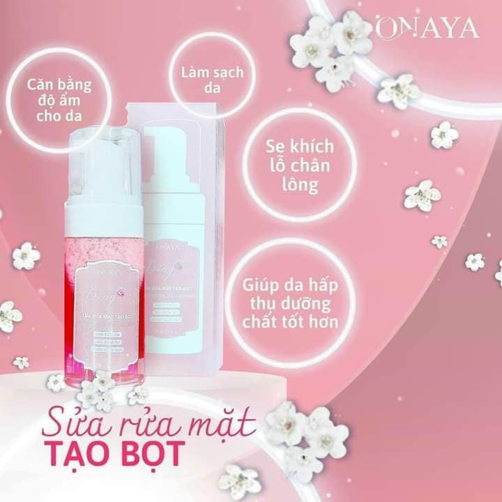 sữa rửa mặt tạo bọt nhà ONAYA là một sự lựa chọn hoàn hảo