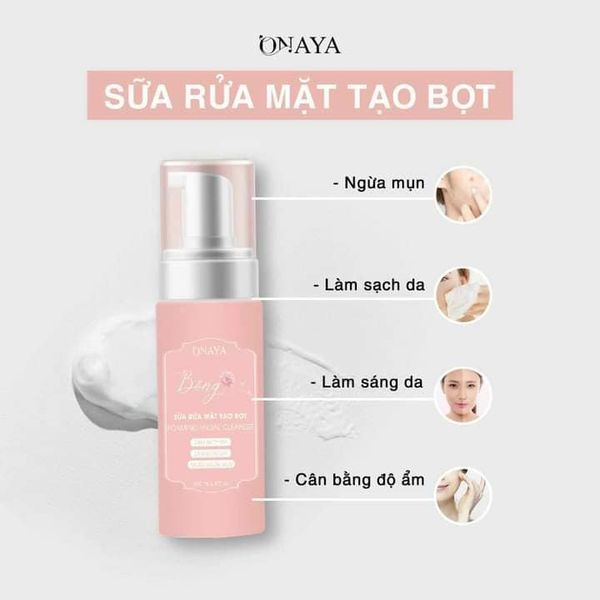sữa rửa mặt tạo bọt nhà ONAYA là một sự lựa chọn hoàn hảo