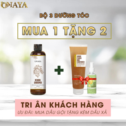 Dầu Gội Cao Thảo Dược Onaya Giải quyết vấn đề về tóc