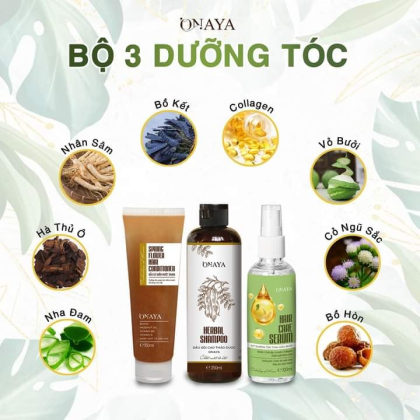 Dầu Gội Cao Thảo Dược Onaya Giải quyết vấn đề về tóc