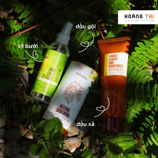 Dầu Gội Cao Thảo Dược Onaya Giải quyết vấn đề về tóc