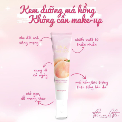 Kem Dưỡng Má Hồng Thanh Tô Cosmetics Pink Emulsion chính hãng