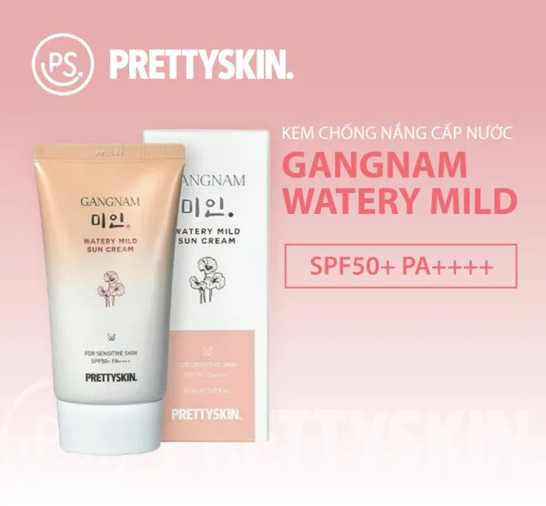 kem chống nắng Pretty Skin Gangnam Watery Mild Sun Cream