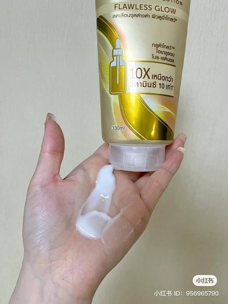 Sữa Dưỡng Thể Vaseline 10X Vàng Healthy Bright Gluta Hya Serum Flawless Glow Xịn hơn - mịn hơn - trắng hơn