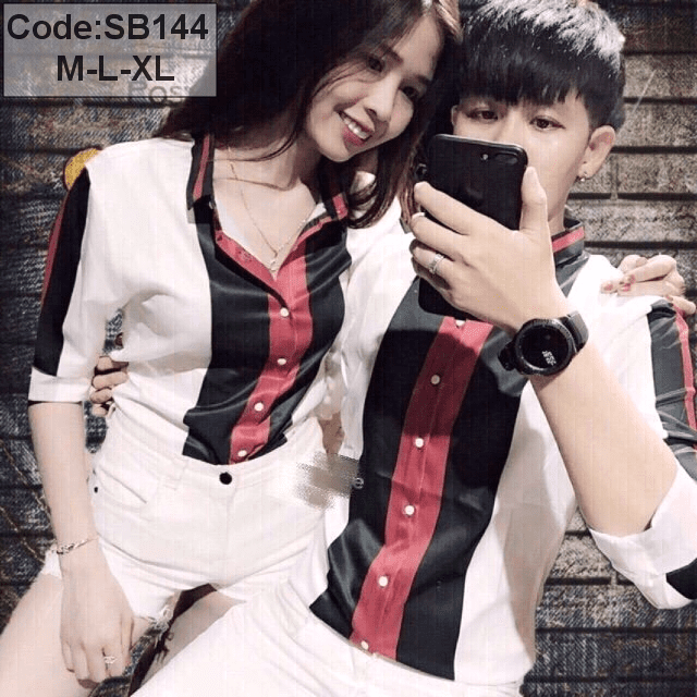 Áo sơ mi nam phối sọc màu thời thượng Áo sơ mi nam tay dài kẻ sọc phối màu