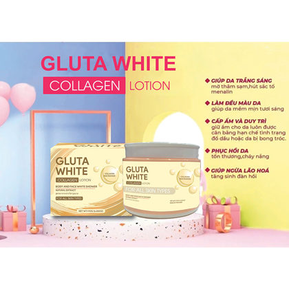 Kem Dưỡng Trắng Da Body Gluta White 170g