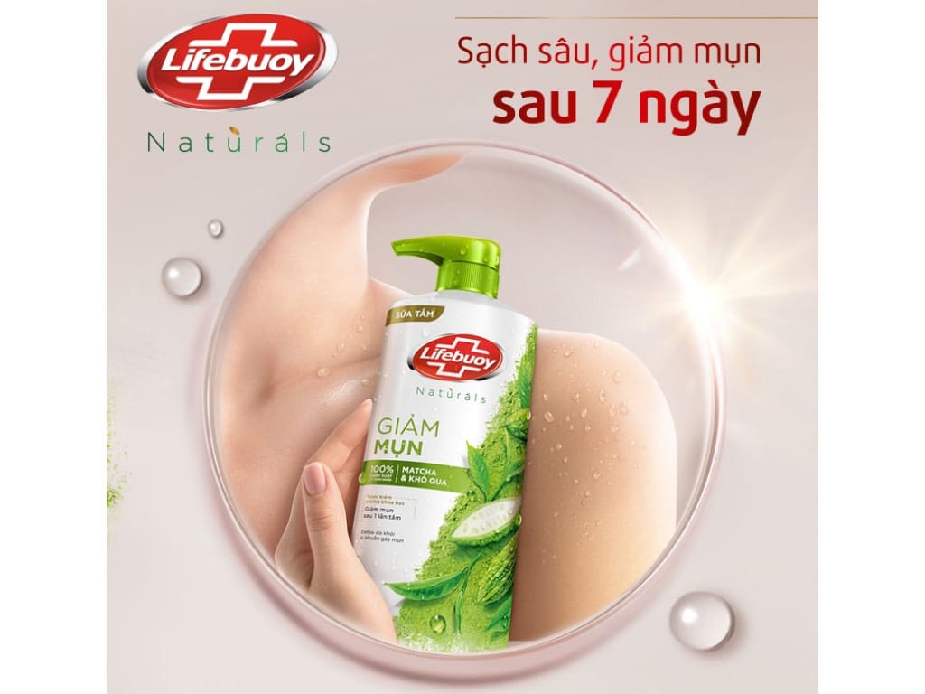 Sữa Tắm Lifebuoy Detox Matcha & Khổ Qua