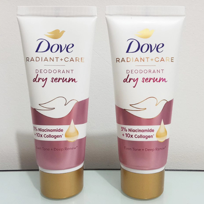 Serum Khử Mùi Dưỡng Trắng Dove 3% Niacinamide + 10x Collagen Tuýp Màu Tím 40ml