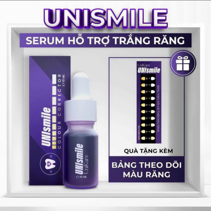 Serum Trắng Răng Unismile 10ML Hỗ Trợ Cải Thiện Ố Vàng Mảng Bám Hôi Miệng