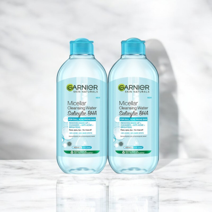 Nước Tẩy Trang Garnier Nắp Xanh Micellar Cleansing Water Salicylic BHA 400ml