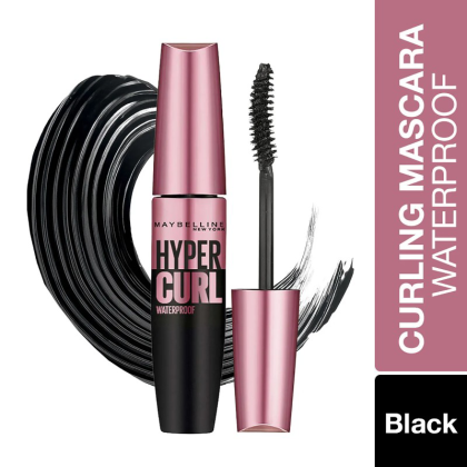 Mascara Làm Cong Mi Maybelline New York Hyper Curl Waterproof - Very Black Màu Đen