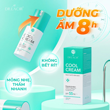 Kem Chống Nắng Cool Cream Face Tuyết Sữa Gạo