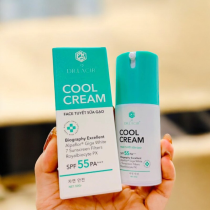 Kem Chống Nắng Cool Cream Face Tuyết Sữa Gạo