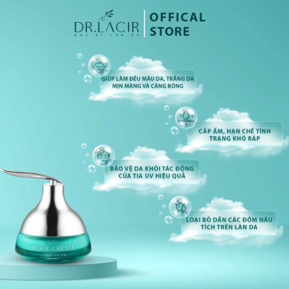 Kem dưỡng da ban đêm Dr.Lacir – 50g La’cir Whitening Smoothing Cream