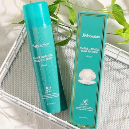 Xịt chống nắng đa năng Jm Solution Marine Luminous Pearl Sun Spray Pearl 180ml