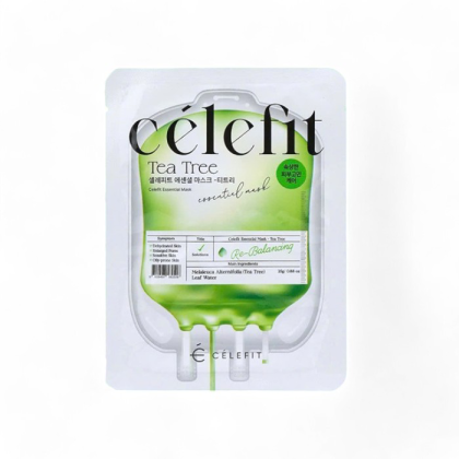 Mặt Nạ Giảm Dầu Ngừa Mụn Celefit Mask Tea Tree 23g 10 Miếng  Mặt Nạ Tràm Trà Cho Da Dầu Mụn
