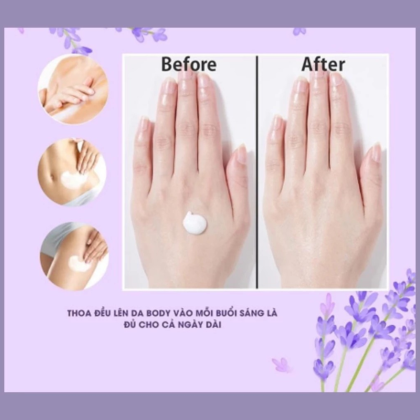 Sữa Dưỡng Thể Dưỡng Ẩm Nâng Tông Hatomugi UV Care & Moisturizing SPF 31 PA+++ The Tone Up UV Milky Gel