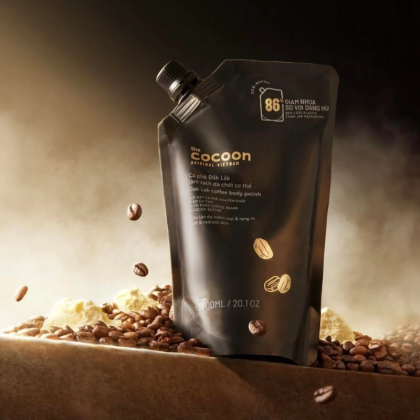 Cà Phê Đắk Lắk Làm Sạch Da Chết Cơ Thể Cocoon Dak Lak Coffee Body Polish Túi 600Ml